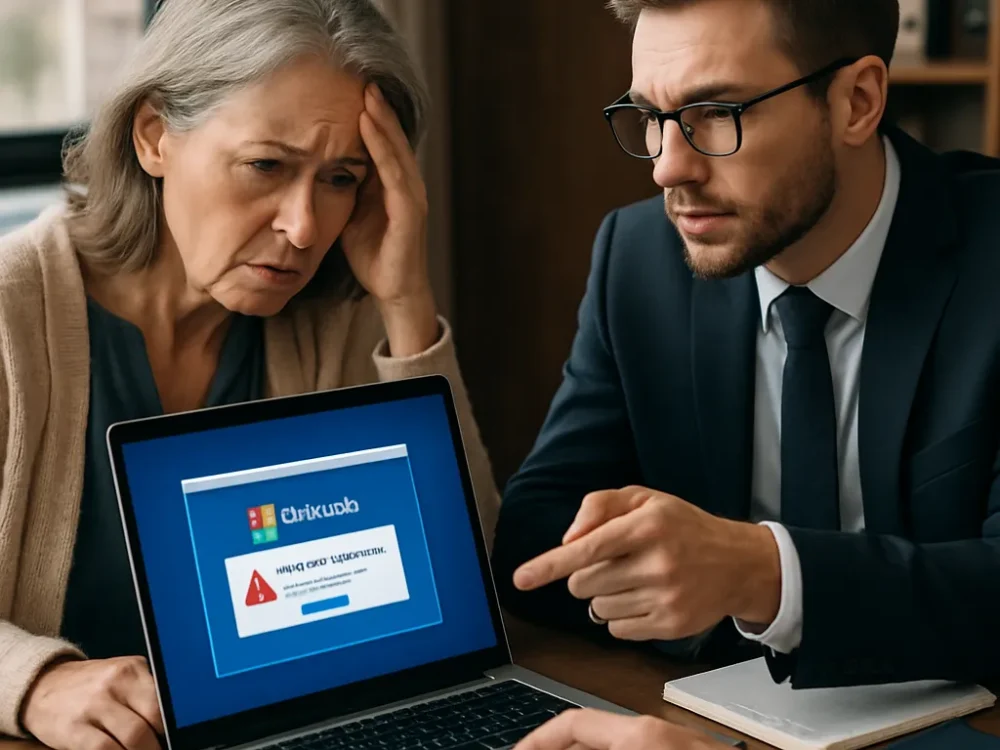 Estafa del falso soporte técnico de Microsoft que aparece en tu pantalla